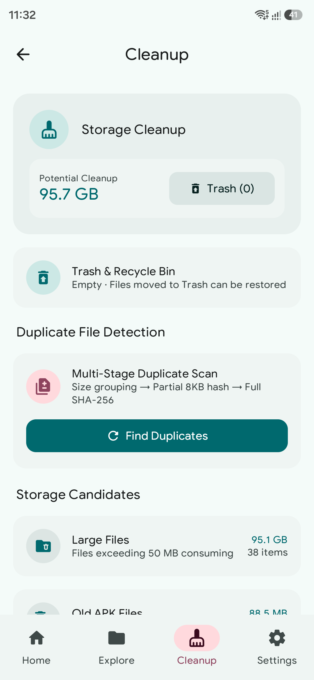 Quarry Smart Storage Cleanup